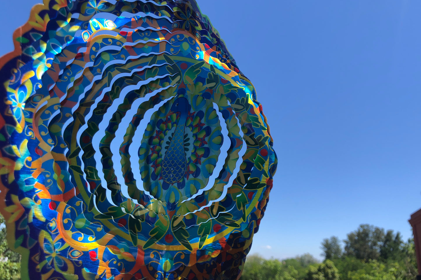 Mandala Lirio Azul