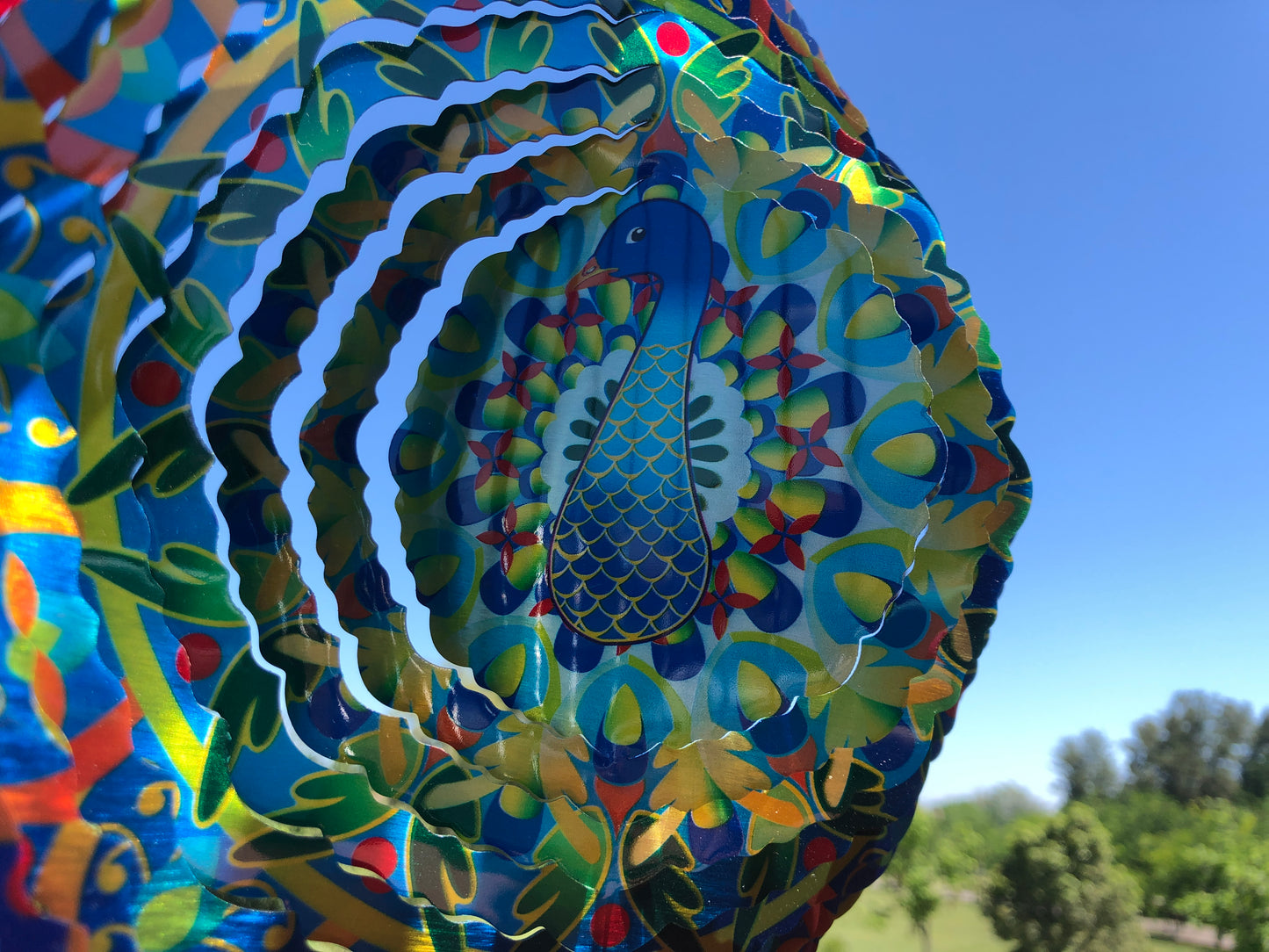 Mandala Lirio Azul
