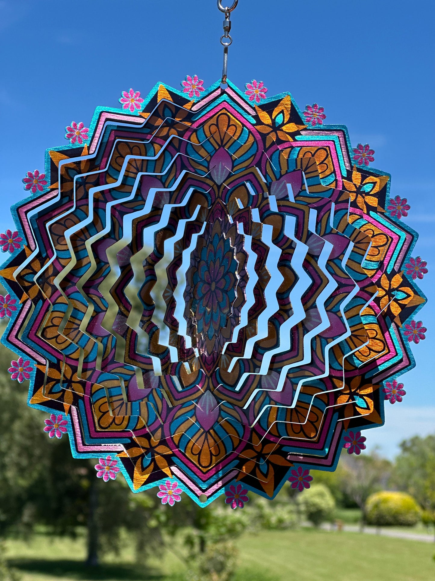 Mini mandala Plumeria Rubra