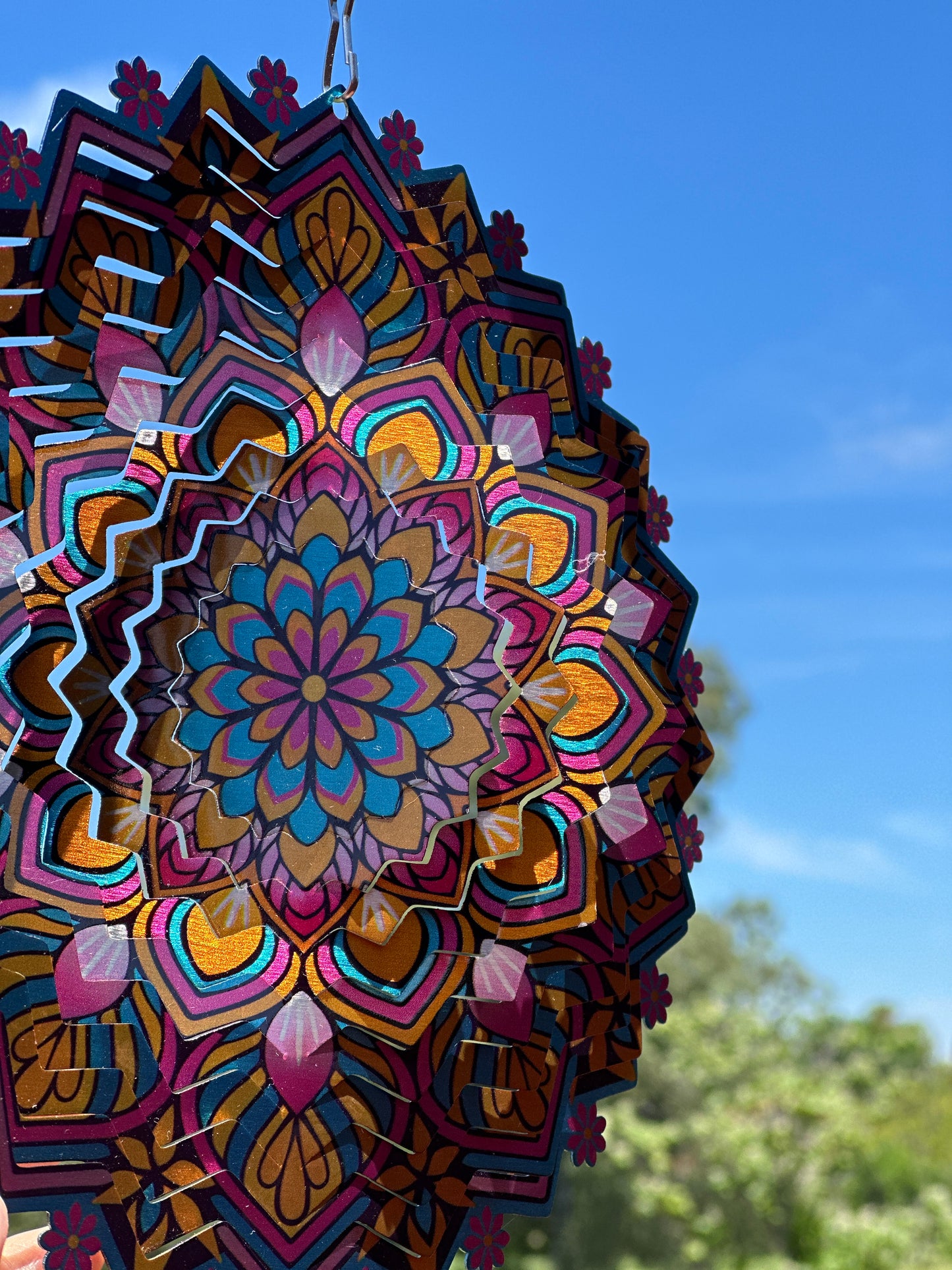 Mini mandala Plumeria Rubra