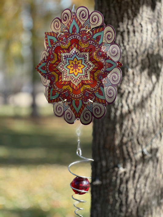 Poppy Mandala Kit + Red Spiral