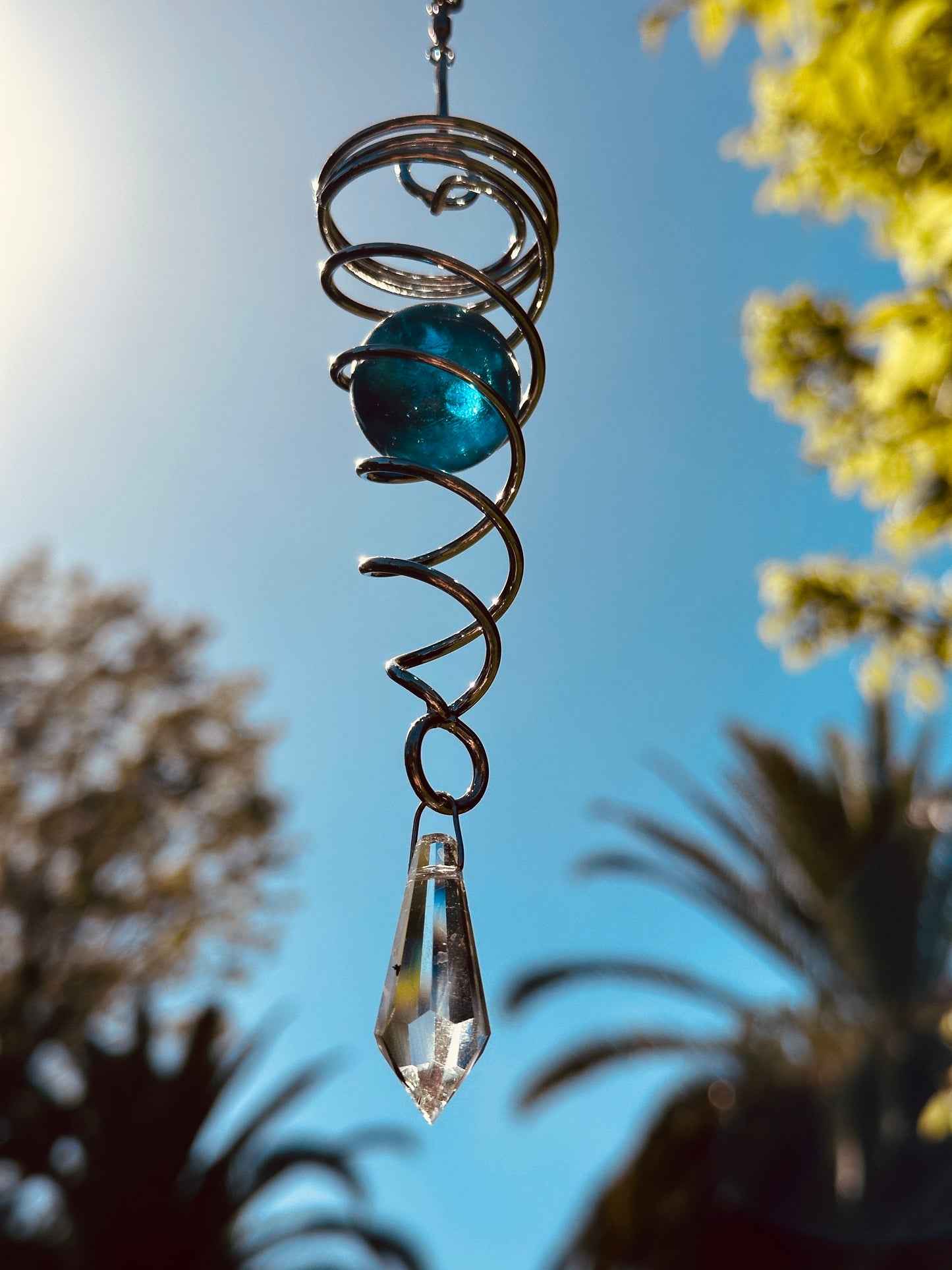 Mini Turquoise Spiral