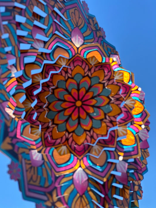 Mini mandala Plumeria Rubra