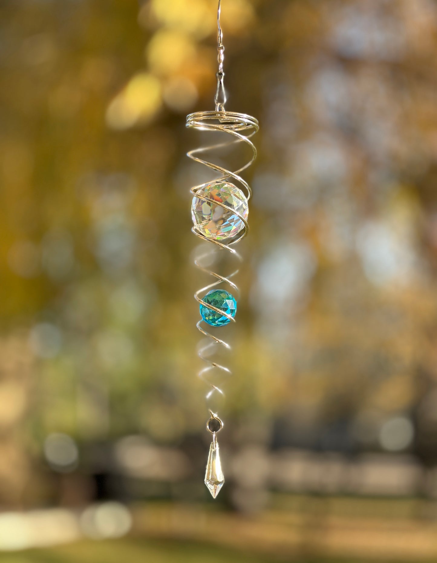 Turquoise double spiral