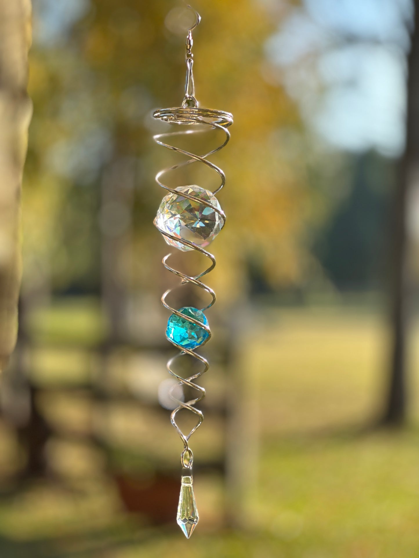 Turquoise double spiral