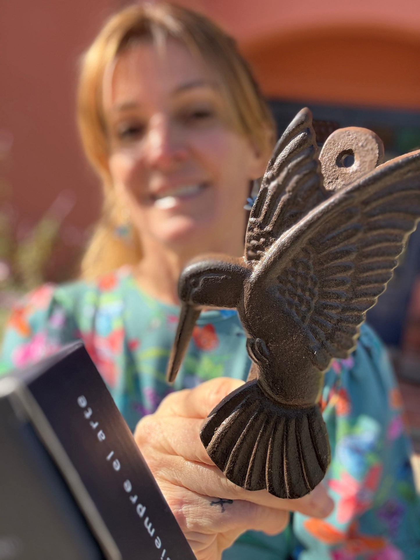 Llamador de puerta Colibrí